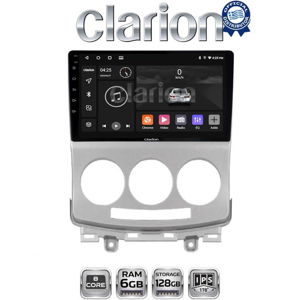 CLARION GL53439 Οθόνη OEM Multimedia Αυτοκινήτου για MAZDA 5 2004>2010 (CarPlay/AndroidAuto/BT/GPS/WIFI/GPRS)