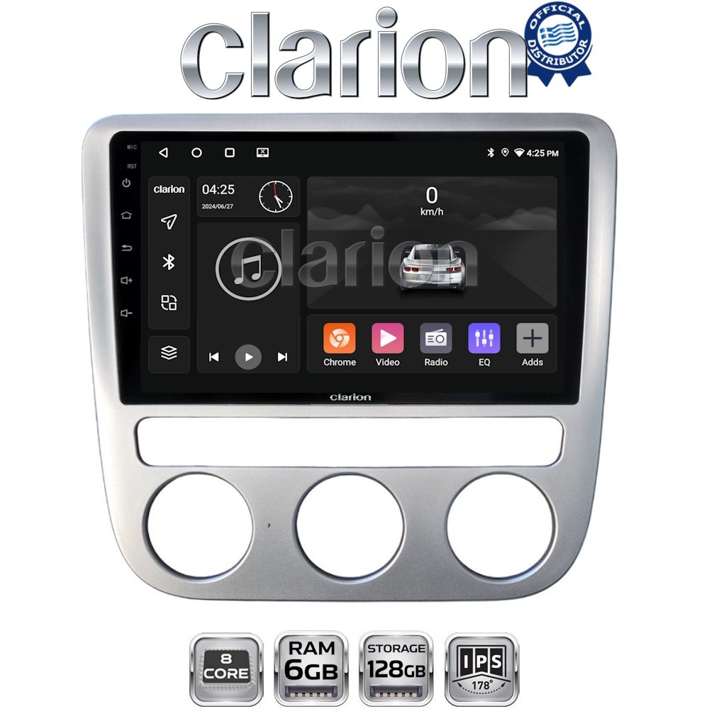 GL53488 CLARION GL53488 Οθόνη OEM Multimedia Αυτοκινήτου για VW Scirocco & Eos 2008 > 2013 (CarPlay/AndroidAuto/BT/GPS/WIFI/GPRS) - Image 1