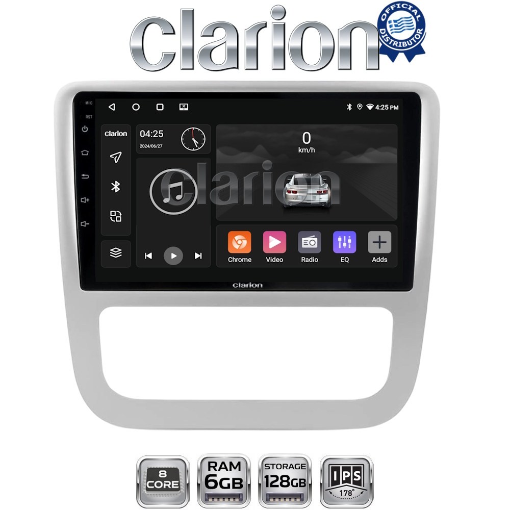 GL53489 CLARION GL53489 Οθόνη OEM Multimedia Αυτοκινήτου για VW Scirocco & Eos 2008 > 2013 (CarPlay/AndroidAuto/BT/GPS/WIFI/GPRS) - Image 1