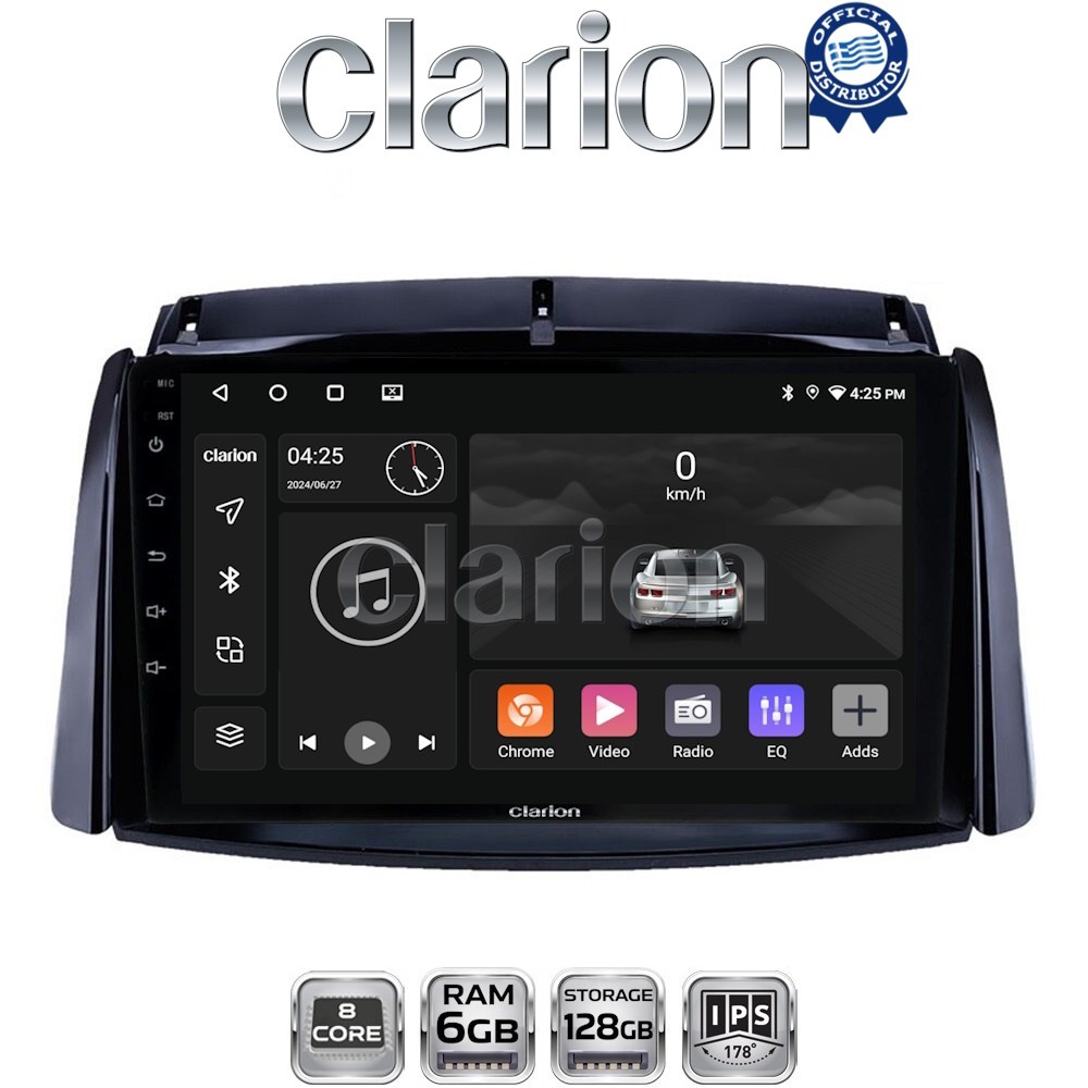 GL53498 CLARION GL53498 Οθόνη OEM Multimedia Αυτοκινήτου για Renault Koleos 2006>2017 (CarPlay/AndroidAuto/BT/GPS/WIFI/GPRS) - Image 1