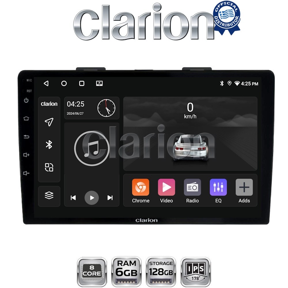 GL53500 CLARION GL53500 Οθόνη OEM Multimedia Αυτοκινήτου για FIAT 500L 2012> (CarPlay/AndroidAuto/BT/GPS/WIFI/GPRS) - Image 1