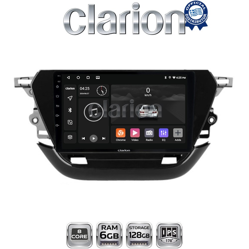 CLARION GL53523 Οθόνη OEM Multimedia Αυτοκινήτου για Opel Corsa F 2021 > (CarPlay/AndroidAuto/BT/GPS/WIFI/GPRS)