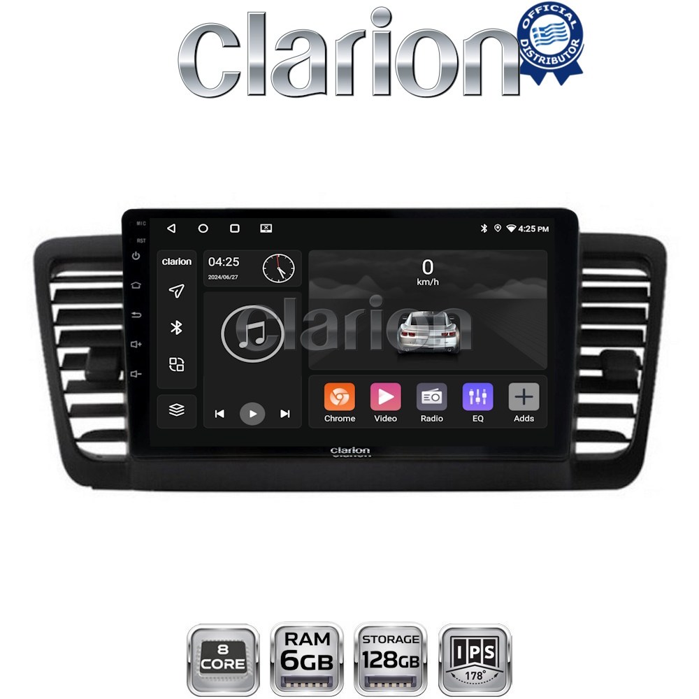 CLARION GL53525 Οθόνη OEM Multimedia Αυτοκινήτου για SUBARU LEGACY 2002> (CarPlay/AndroidAuto/BT/GPS/WIFI/GPRS)