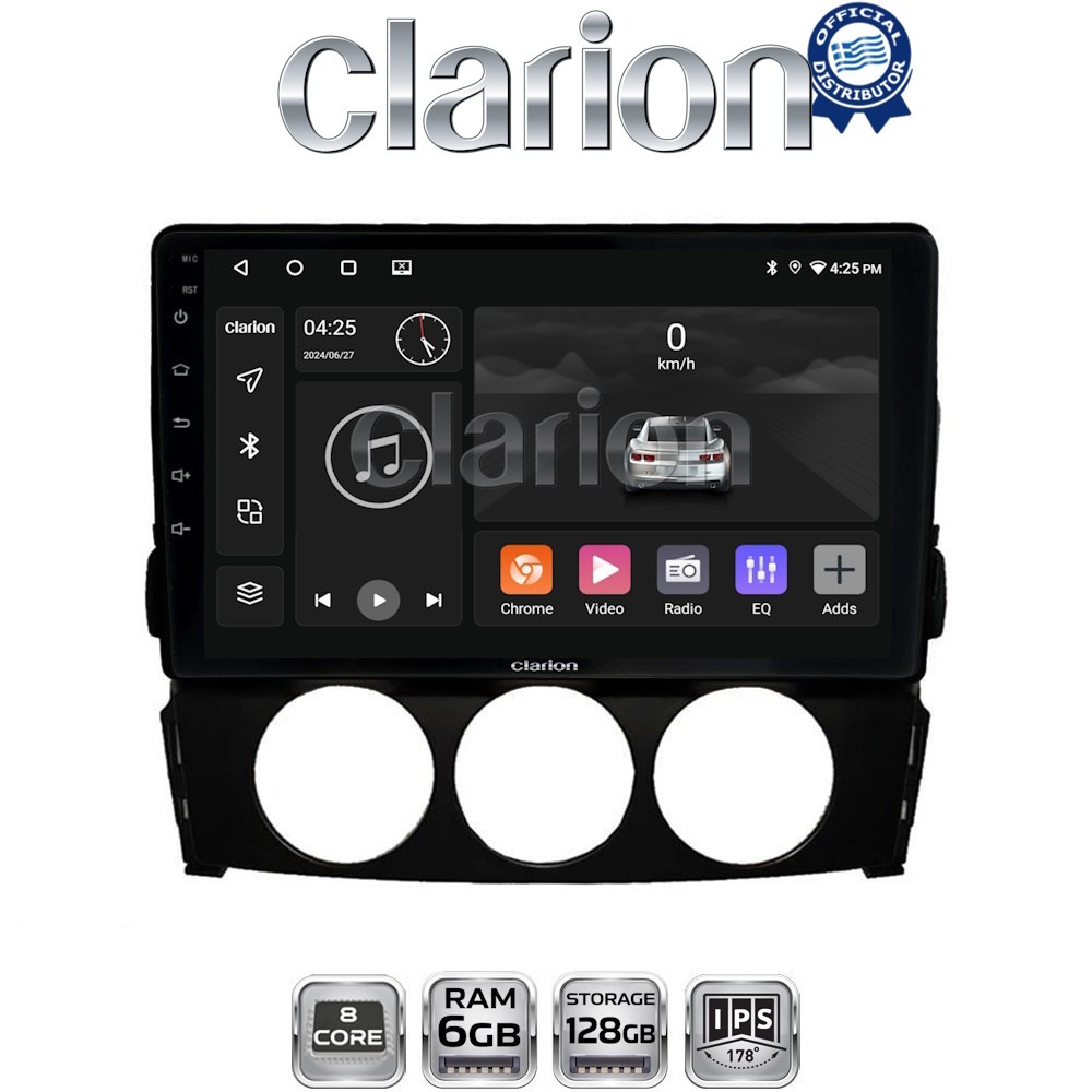 GL53530 CLARION GL53530 Οθόνη OEM Multimedia Αυτοκινήτου για Mazda MX5 2005 > 2015 (CarPlay/AndroidAuto/BT/GPS/WIFI/GPRS) - Image 1