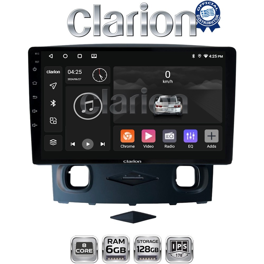 CLARION GL53553 Οθόνη OEM Multimedia Αυτοκινήτου για Ford Kuga 2008 > 2013 (CarPlay/AndroidAuto/BT/GPS/WIFI/GPRS)
