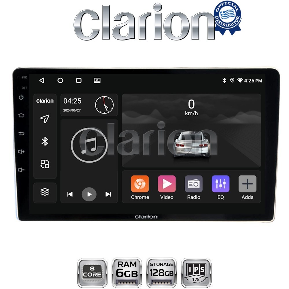 GL53566 CLARION GL53566 Οθόνη OEM Multimedia Αυτοκινήτου για Toyota ProAce 2013 > 2016Citroen C2 2003 > 2009Citroen C3 2001 > 2010Citroen Jumpy 2007 > 2016Citroen Berlingo 2008 > 2019Peugeot 307 2001 > 2008Peugeot Expert 2008 > 2016Peu - Image 1