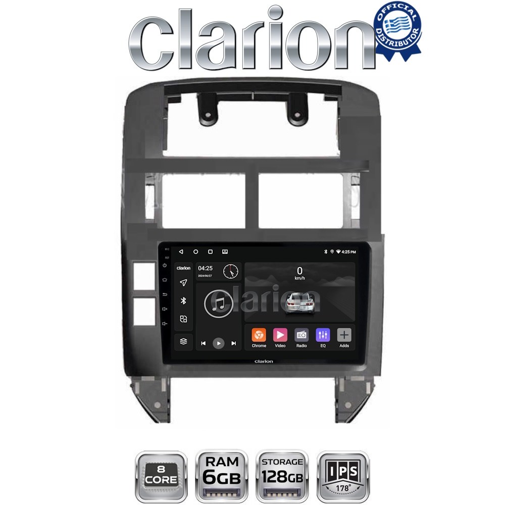 CLARION GL53582 Οθόνη OEM Multimedia Αυτοκινήτου για VW POLO 2002>2010 (CarPlay/AndroidAuto/BT/GPS/WIFI/GPRS)
