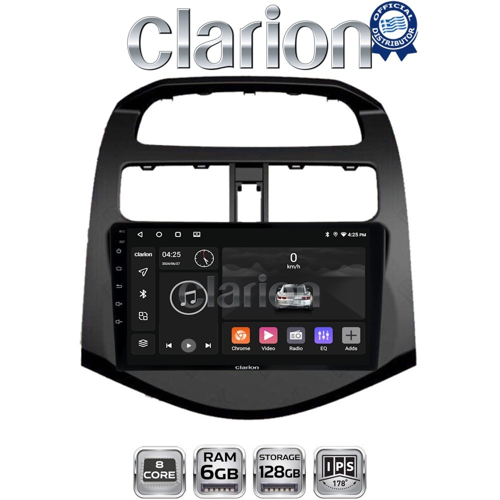 CLARION GL53589 Οθόνη OEM Multimedia Αυτοκινήτου για DAEWOO SPARK 2009>2016 (CarPlay/AndroidAuto/BT/GPS/WIFI/GPRS)