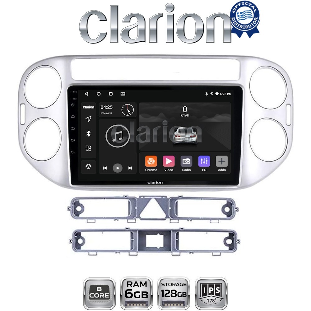 GL53590 CLARION GL53590 Οθόνη OEM Multimedia Αυτοκινήτου για VW TIGUAN 2007>2017 (CarPlay/AndroidAuto/BT/GPS/WIFI/GPRS) - Image 1