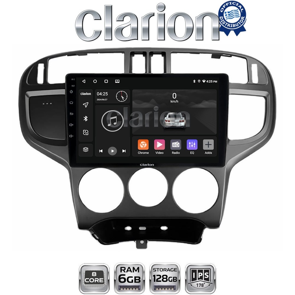 CLARION GL53600 Οθόνη OEM Multimedia Αυτοκινήτου για Hyundai Matrix 2001 > 2011 (CarPlay/AndroidAuto/BT/GPS/WIFI/GPRS)