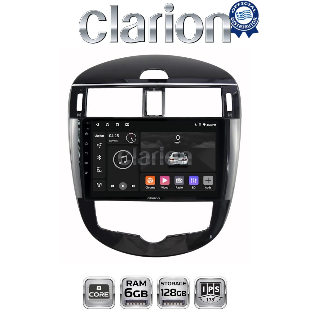 CLARION GL53648 Οθόνη OEM Multimedia Αυτοκινήτου για Nissan Pulsar 2015> (CarPlay/AndroidAuto/BT/GPS/WIFI/GPRS)