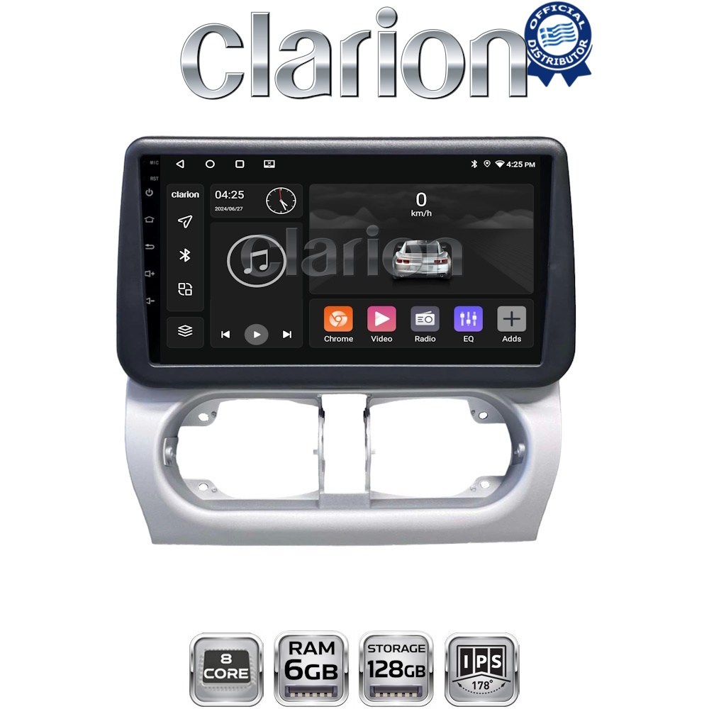 CLARION GL53663 Οθόνη OEM Multimedia Αυτοκινήτου για Opel Corsa C 2000 > 2006 (CarPlay/AndroidAuto/BT/GPS/WIFI/GPRS)