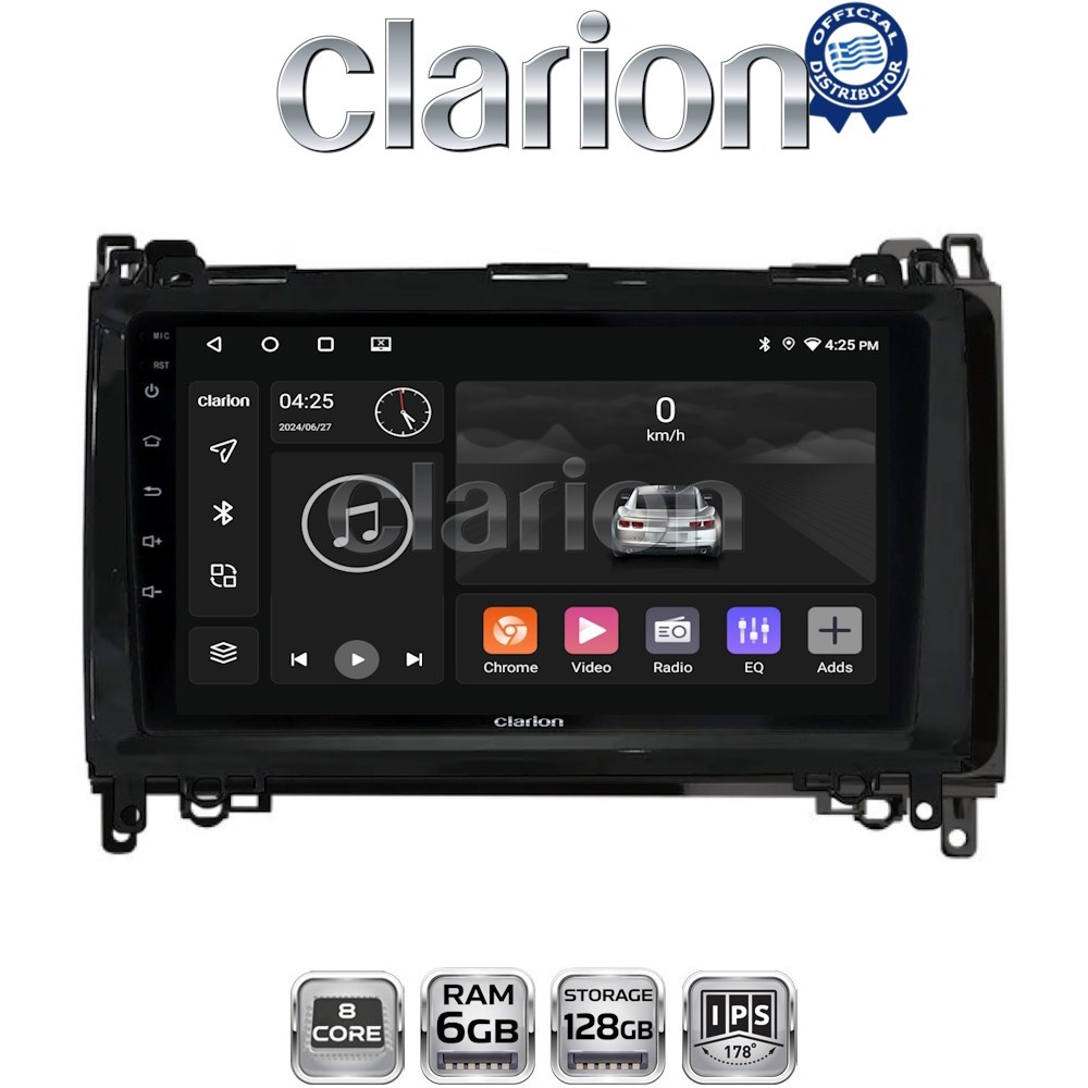 CLARION GL53668 Οθόνη OEM Multimedia Αυτοκινήτου για MERCEDES A(W169),B(W245) - SPRINTER - VITO   (CarPlay/AndroidAuto/BT/GPS/WIFI/GPRS)