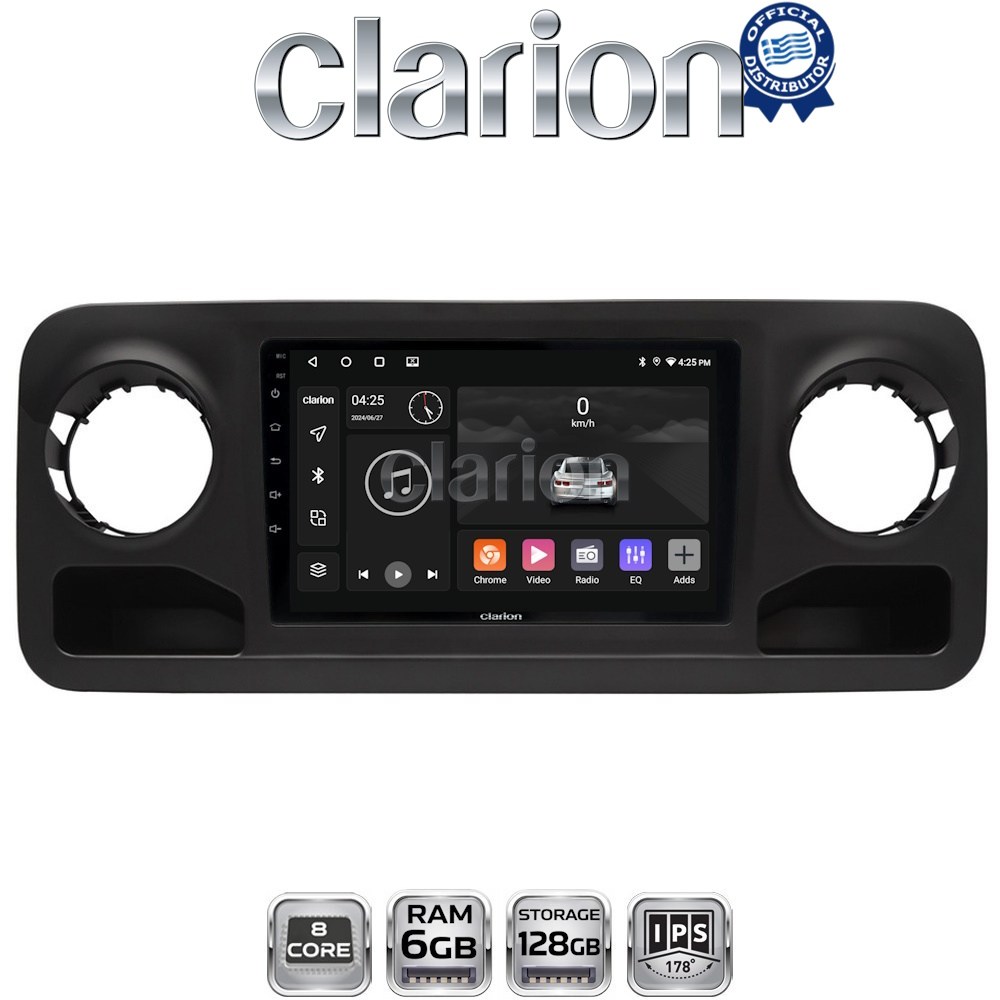 CLARION GL53670 Οθόνη OEM Multimedia Αυτοκινήτου για Mercedes Sprinter 2019 > (CarPlay/AndroidAuto/BT/GPS/WIFI/GPRS)