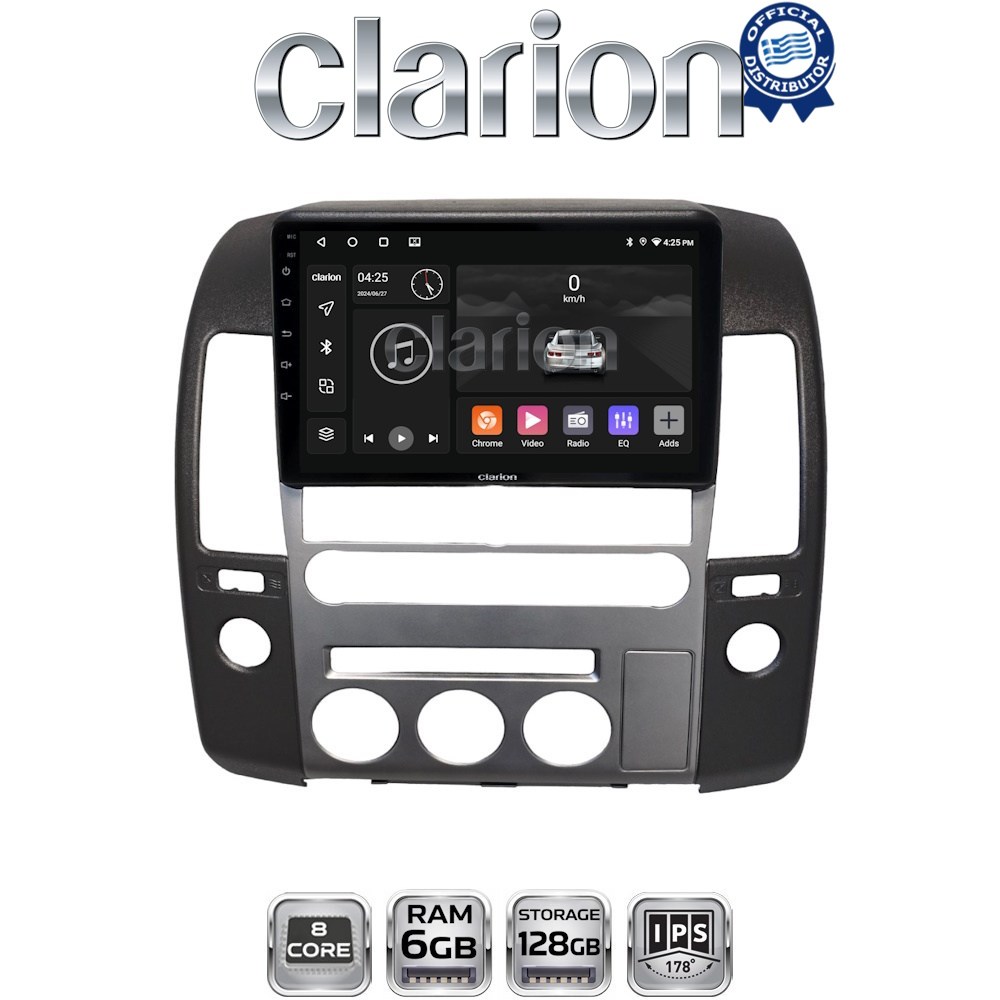 GL53683 CLARION GL53683 Οθόνη OEM Multimedia Αυτοκινήτου για Nissan Navara 2006 > 2016 (CarPlay/AndroidAuto/BT/GPS/WIFI/GPRS) - Image 1