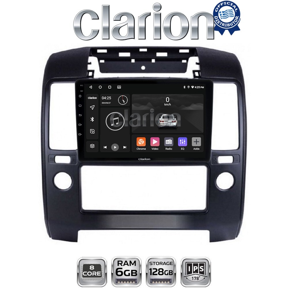CLARION GL53684 Οθόνη OEM Multimedia Αυτοκινήτου για Nissan NV200 2009> (CarPlay/AndroidAuto/BT/GPS/WIFI/GPRS)