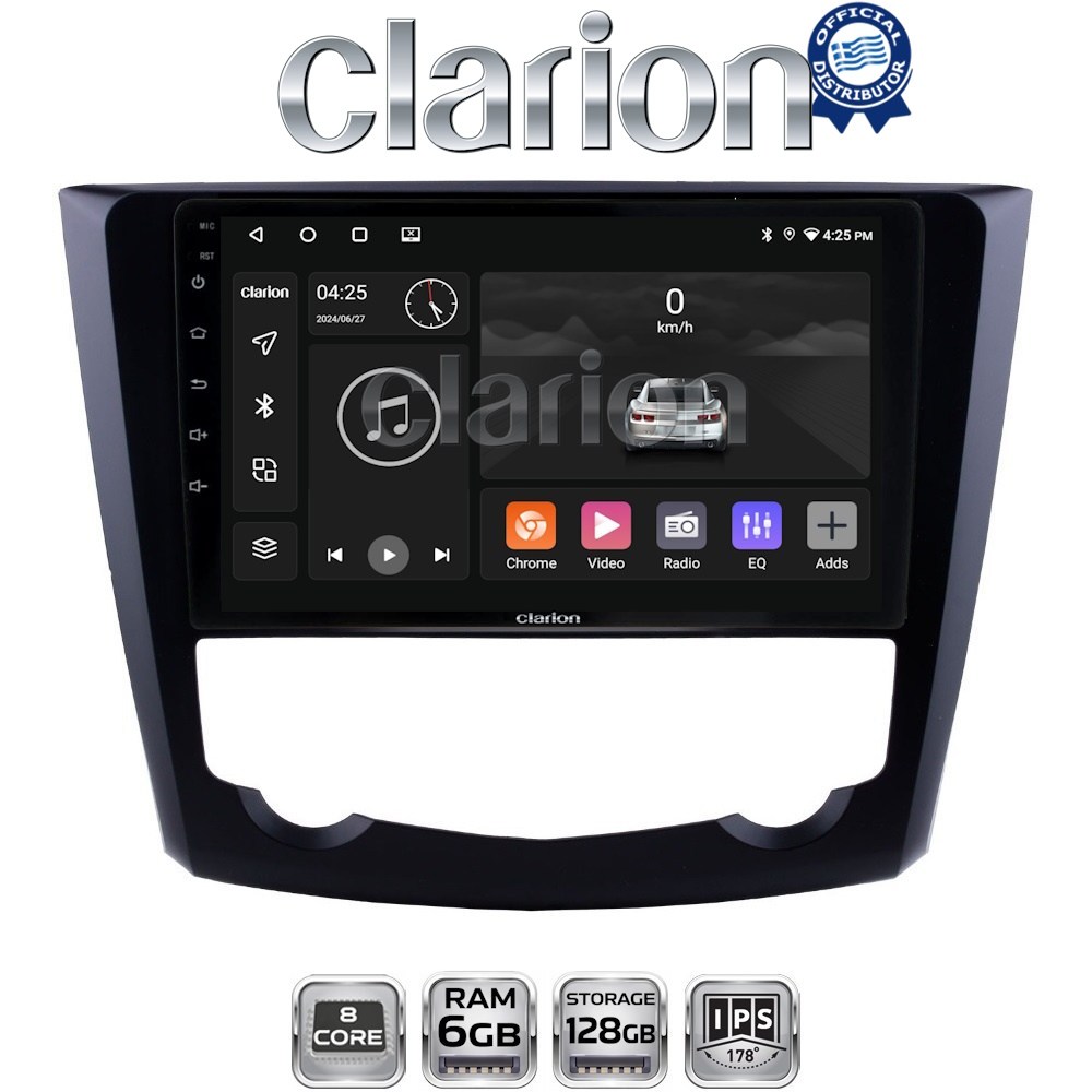 CLARION GL53688 Οθόνη OEM Multimedia Αυτοκινήτου για RENAULT KADJAR 2015>   (CarPlay/AndroidAuto/BT/GPS/WIFI/GPRS)