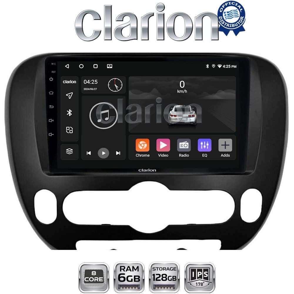 CLARION GL53694 Οθόνη OEM Multimedia Αυτοκινήτου για Kia Soul 2014 > (CarPlay/AndroidAuto/BT/GPS/WIFI/GPRS)