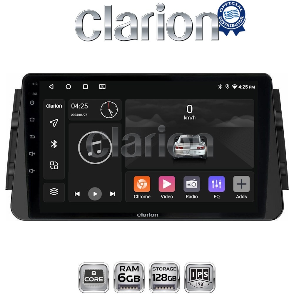 GL53714 CLARION GL53714 Οθόνη OEM Multimedia Αυτοκινήτου για Nissan Micra (K14) 2017> (CarPlay/AndroidAuto/BT/GPS/WIFI/GPRS) - Image 1