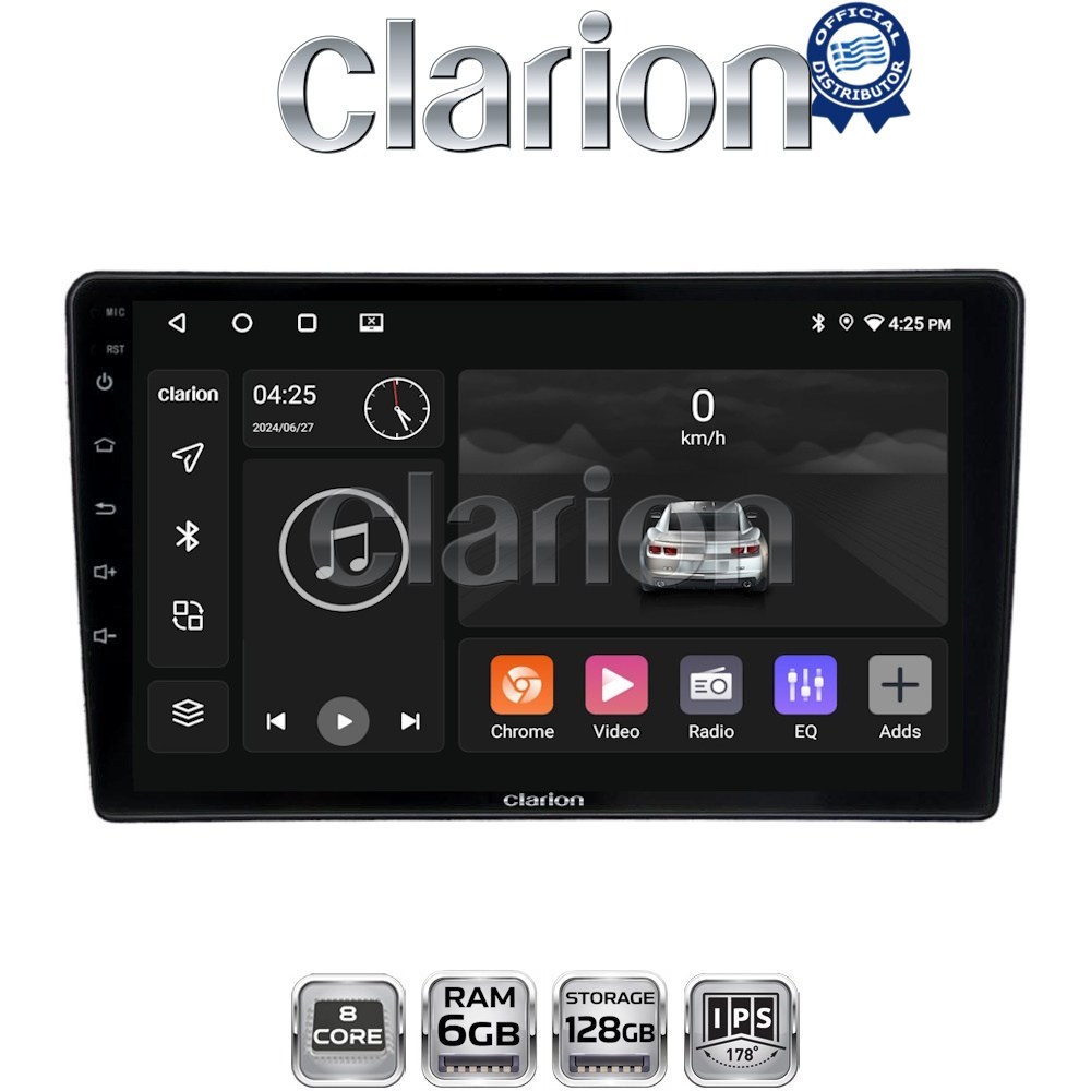 GL53715 CLARION GL53715 Οθόνη OEM Multimedia Αυτοκινήτου για Nissan Navara D40 2006 > 2016 clima (CarPlay/AndroidAuto/BT/GPS/WIFI/GPRS) - Image 1