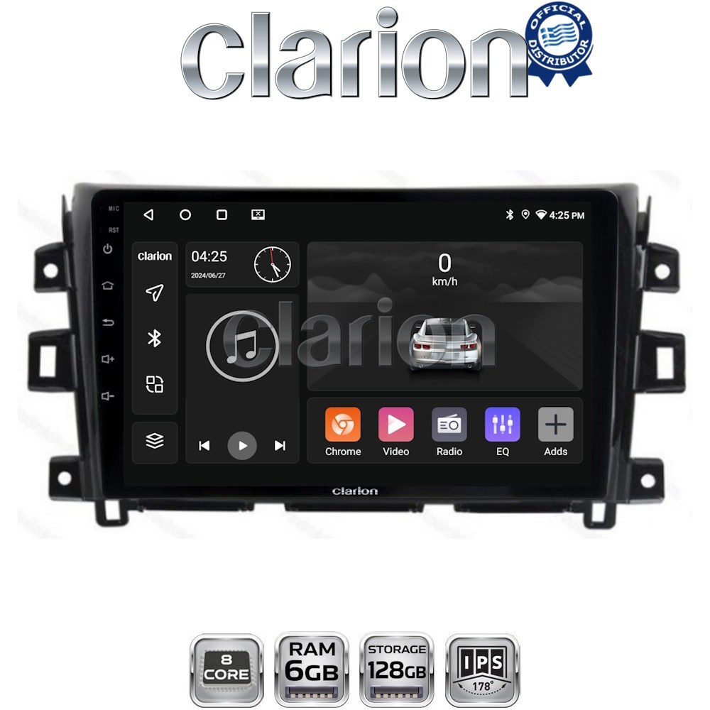 CLARION GL53716 Οθόνη OEM Multimedia Αυτοκινήτου για Nissan Navara D23 2016> (CarPlay/AndroidAuto/BT/GPS/WIFI/GPRS)