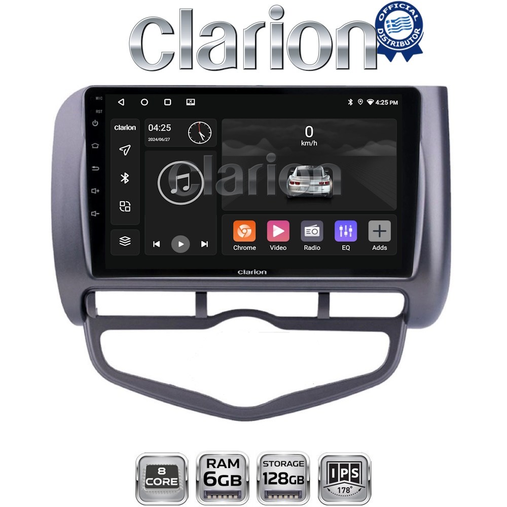 GL53731 CLARION GL53731 Οθόνη OEM Multimedia Αυτοκινήτου για Honda Jazz 2003 - 2008 (CarPlay/AndroidAuto/BT/GPS/WIFI/GPRS) - Image 1