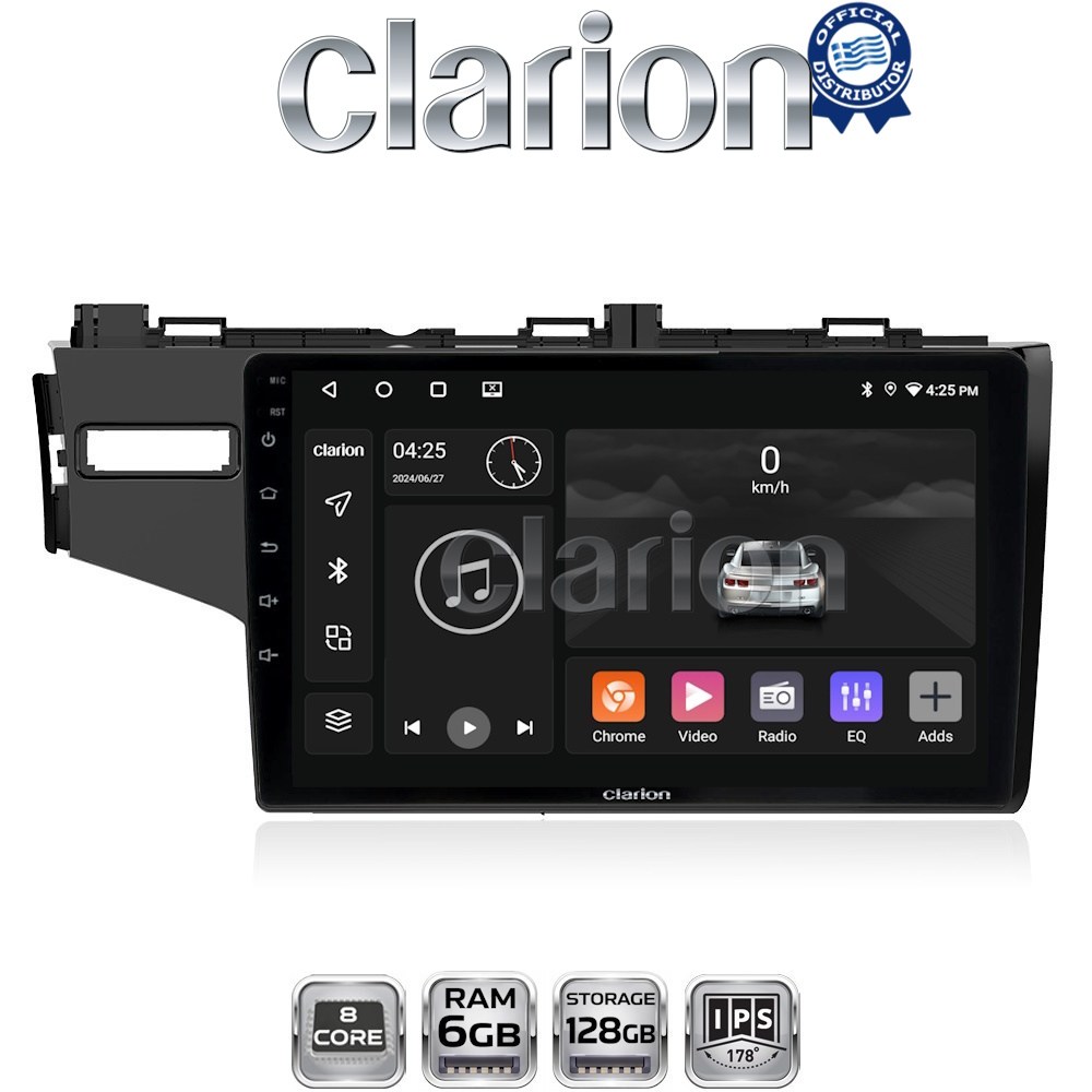 CLARION GL53760 Οθόνη OEM Multimedia Αυτοκινήτου για HONDA JAZZ 2013> (CarPlay/AndroidAuto/BT/GPS/WIFI/GPRS)