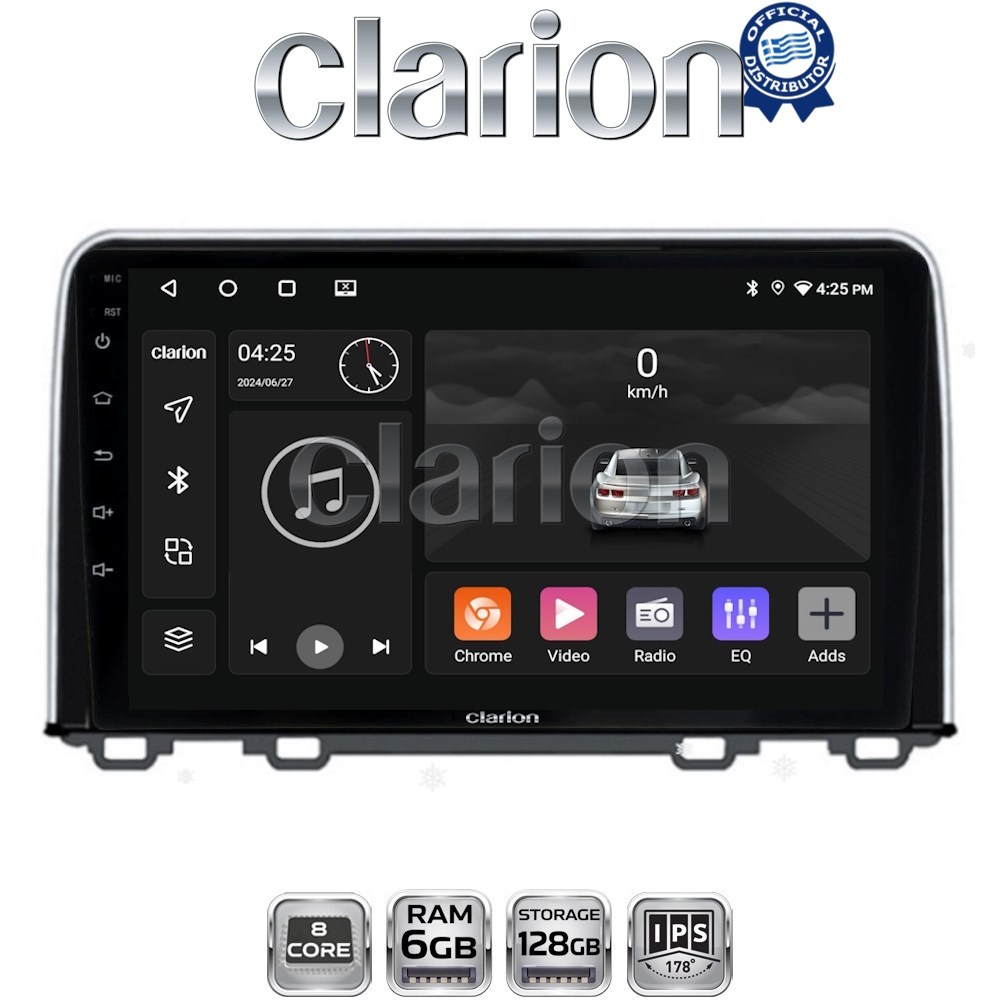 CLARION GL53813 Οθόνη OEM Multimedia Αυτοκινήτου για HONDA CRV 2017> (CarPlay/AndroidAuto/BT/GPS/WIFI/GPRS)