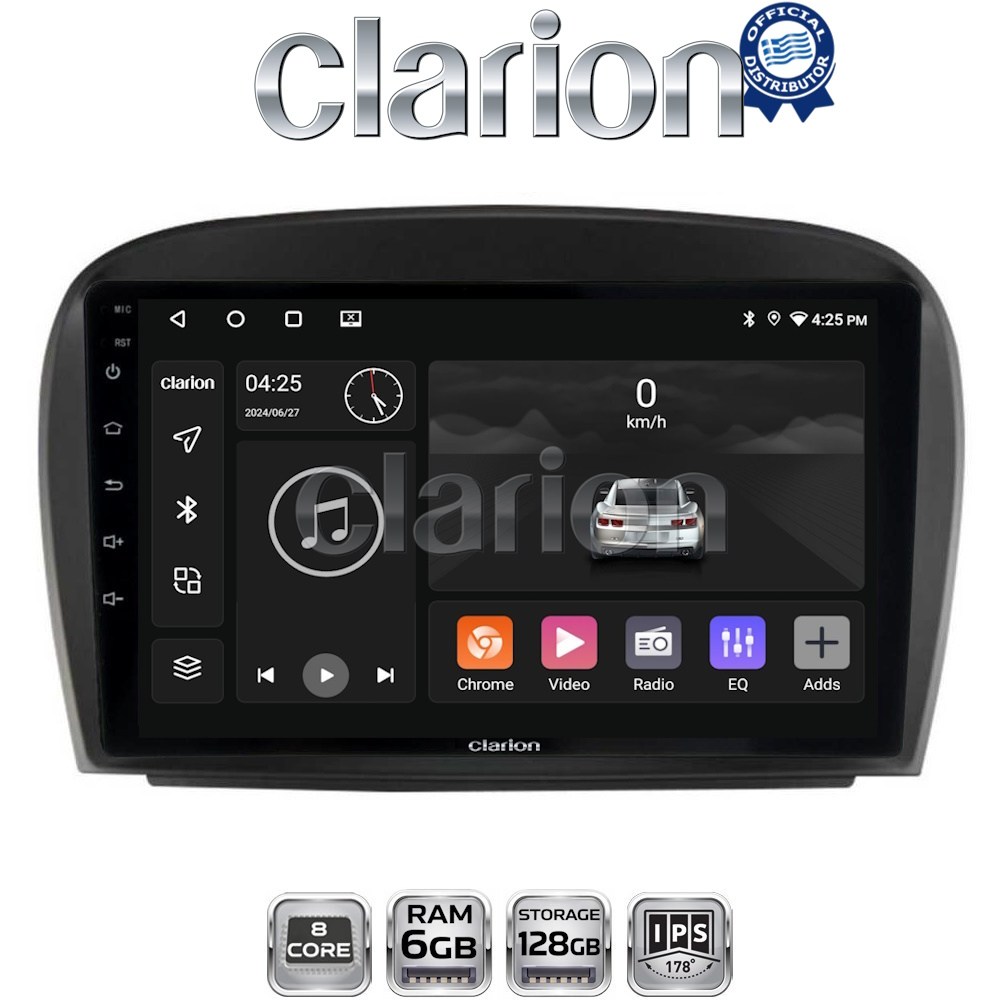 CLARION GL53817 Οθόνη OEM Multimedia Αυτοκινήτου για Mercedes SL 2009 > 2014 (CarPlay/AndroidAuto/BT/GPS/WIFI/GPRS)