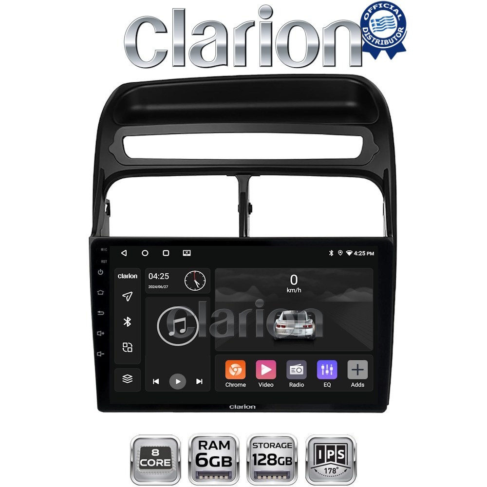 GL53860 CLARION GL53860 Οθόνη OEM Multimedia Αυτοκινήτου για Fiat Grande Punto 2005 > 2009 Fiat Linea 2005 > 2017 (CarPlay/AndroidAuto/BT/GPS/WIFI/GPRS) - Image 1