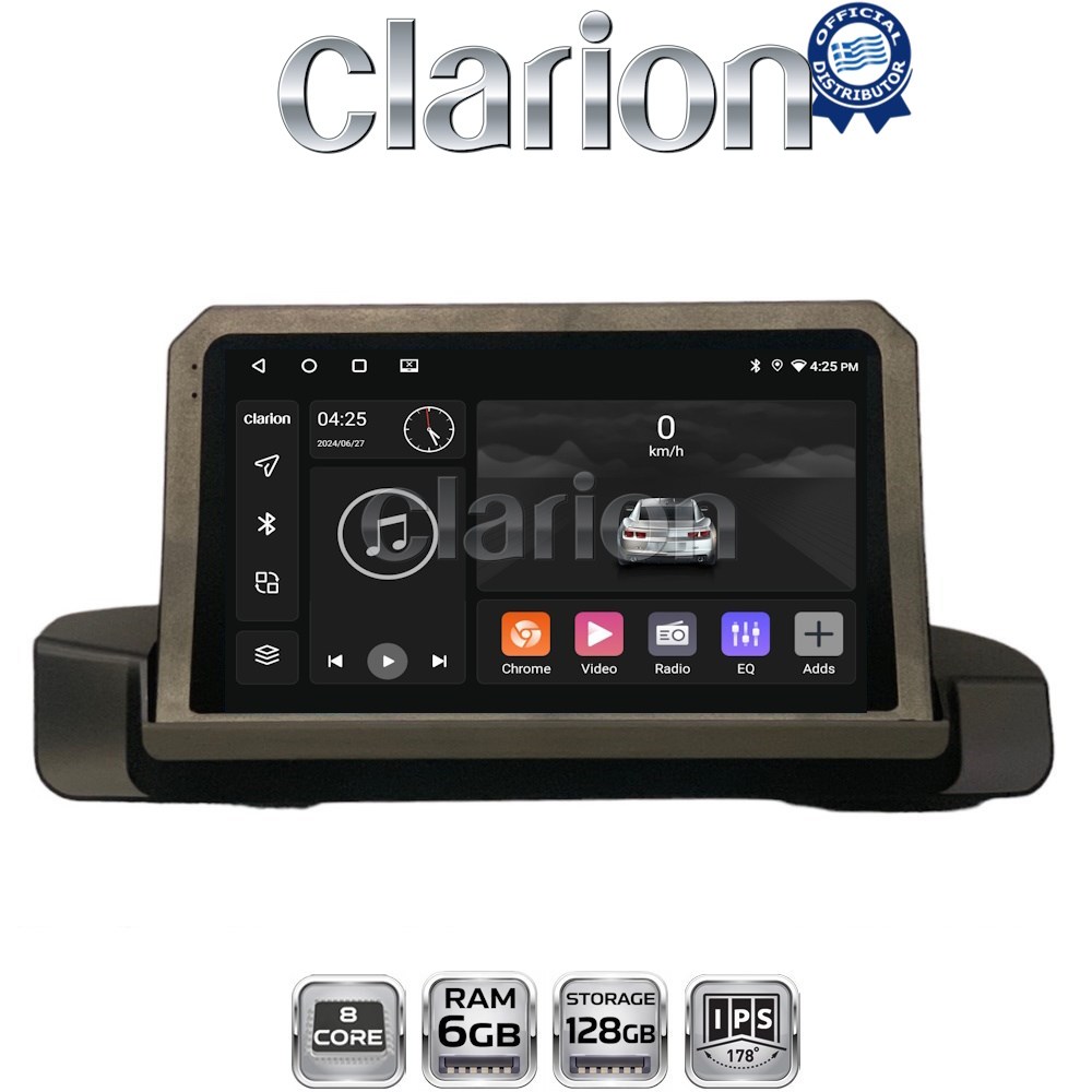 GL53895 CLARION GL53895 Οθόνη OEM Multimedia Αυτοκινήτου για BMW 3 series (E90-91-92) 2005-2012 (CarPlay/AndroidAuto/BT/GPS/WIFI/GPRS) - Image 1
