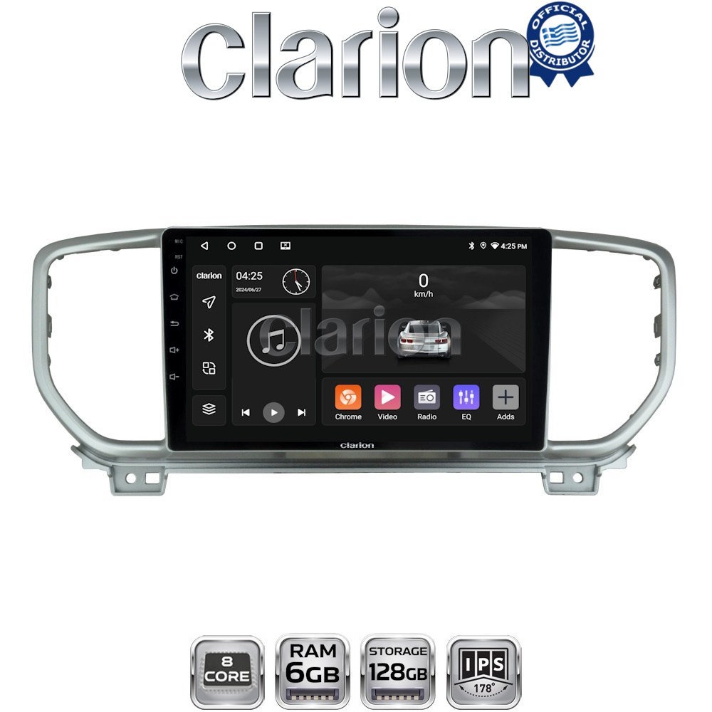 GL53938 CLARION GL53938 Οθόνη OEM Multimedia Αυτοκινήτου για KIA SPORTAGE 2019> (CarPlay/AndroidAuto/BT/GPS/WIFI/GPRS) - Image 1