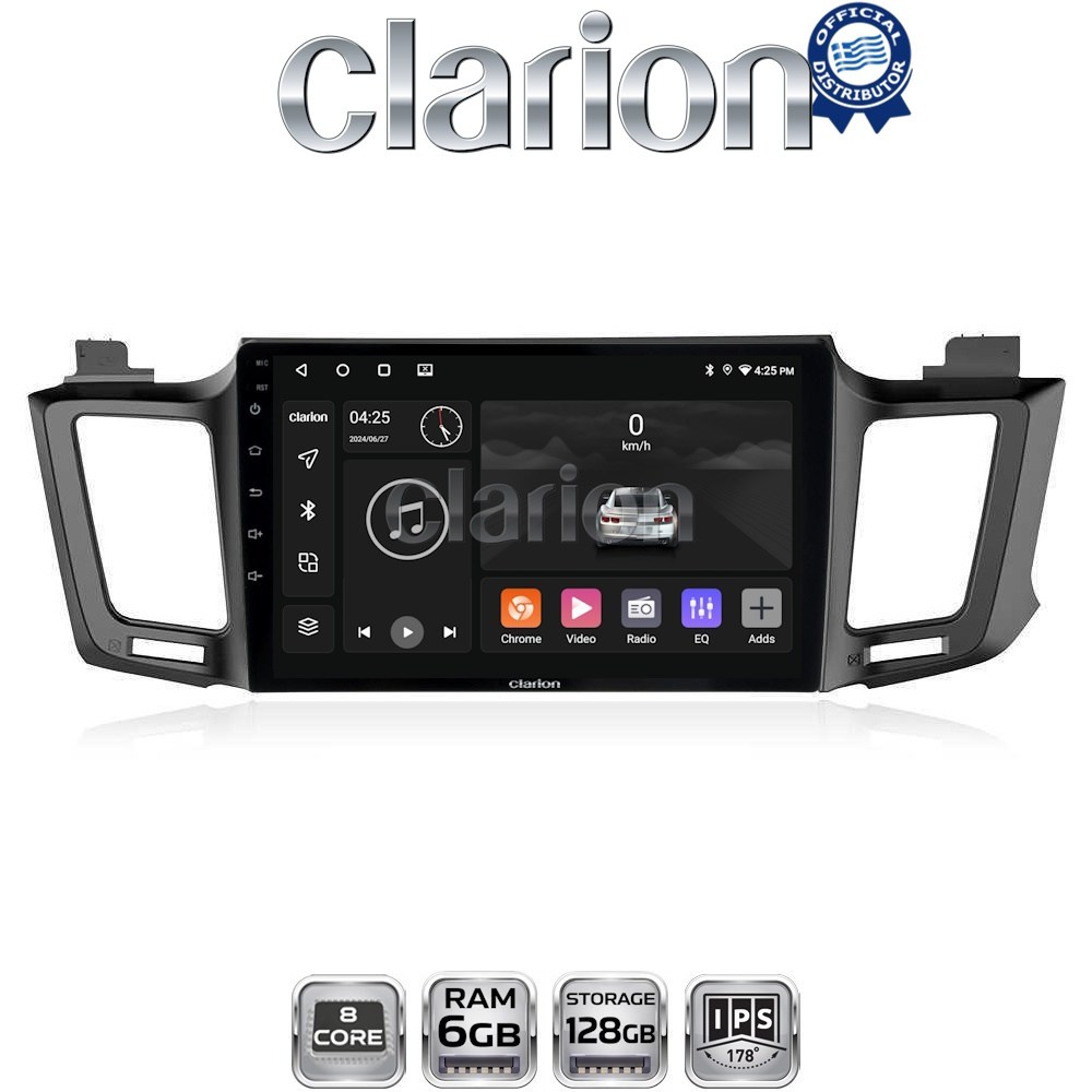 GL53947 CLARION GL53947 Οθόνη OEM Multimedia Αυτοκινήτου για TOYOTA RAV 4 2013 > 2020 (CarPlay/AndroidAuto/BT/GPS/WIFI/GPRS) - Image 1