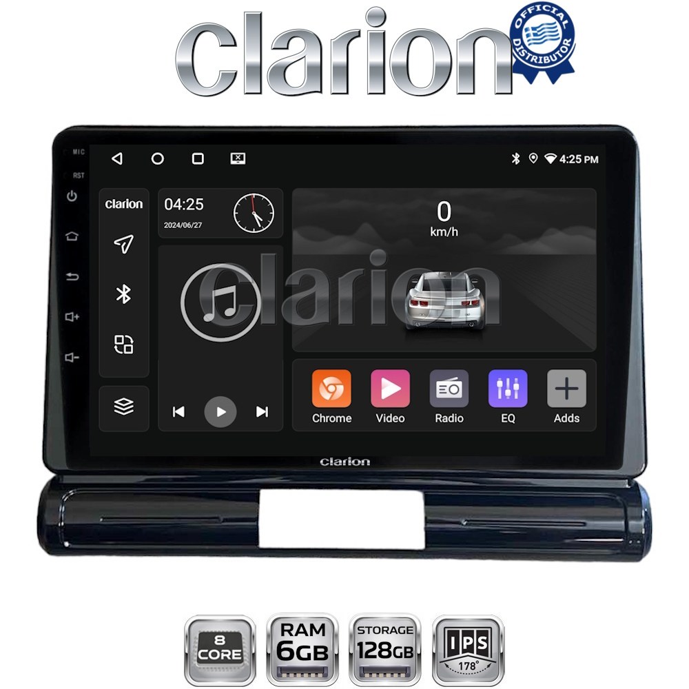 GL53950 CLARION GL53950 Οθόνη OEM Multimedia Αυτοκινήτου για Citroen C3 2016> (CarPlay/AndroidAuto/BT/GPS/WIFI/GPRS) - Image 1