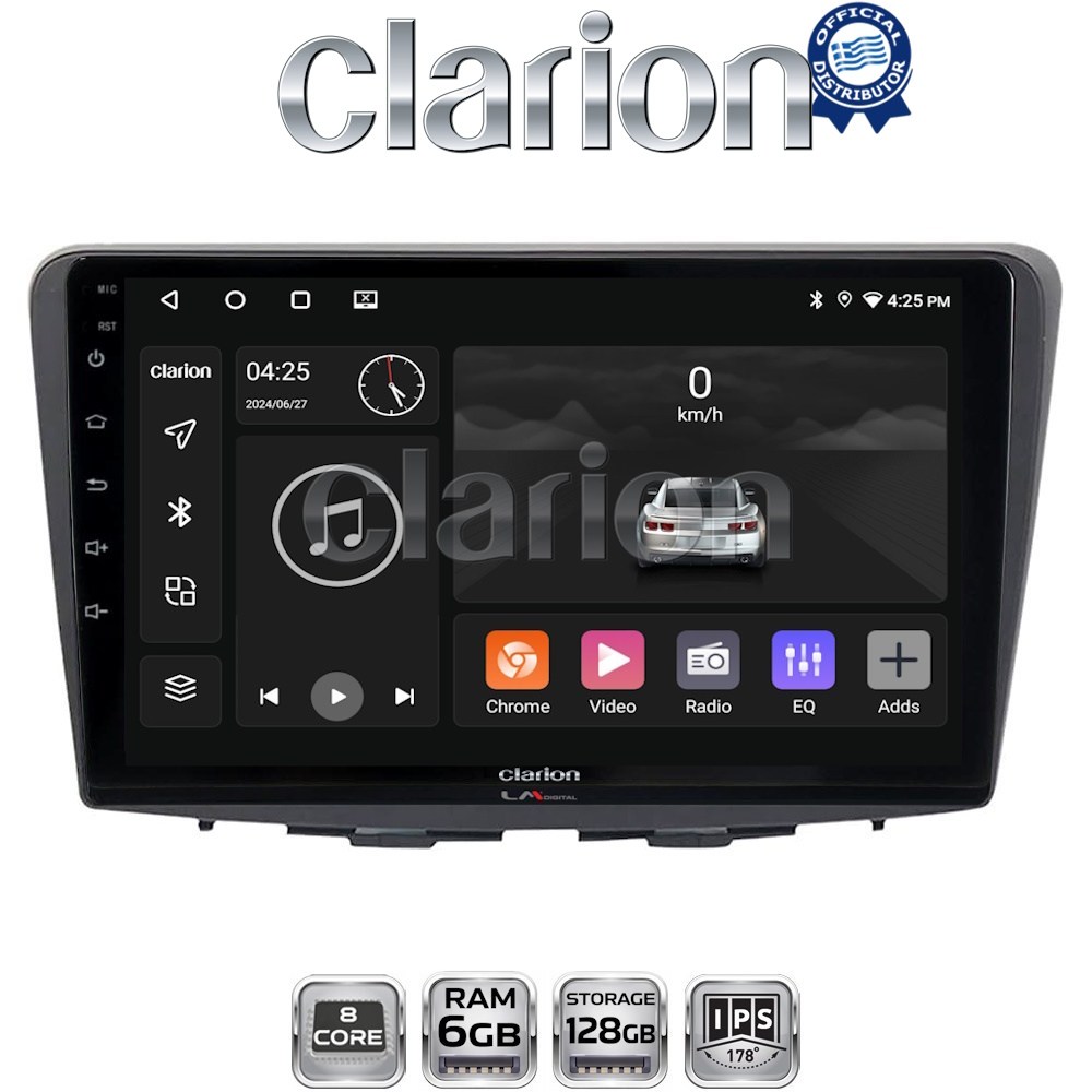 CLARION GL53955 Οθόνη OEM Multimedia Αυτοκινήτου για Suzuki Baleno 2015 > (CarPlay/AndroidAuto/BT/GPS/WIFI/GPRS)