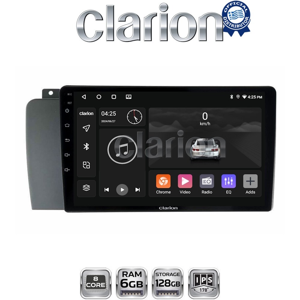 CLARION GL53957 Οθόνη OEM Multimedia Αυτοκινήτου για VOLVO V70-S60- XC70 2004 > 2007 (CarPlay/AndroidAuto/BT/GPS/WIFI/GPRS)
