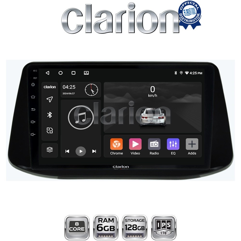 GL53960 CLARION GL53960 Οθόνη OEM Multimedia Αυτοκινήτου για Hyundai i30 2018> (CarPlay/AndroidAuto/BT/GPS/WIFI/GPRS) - Image 1