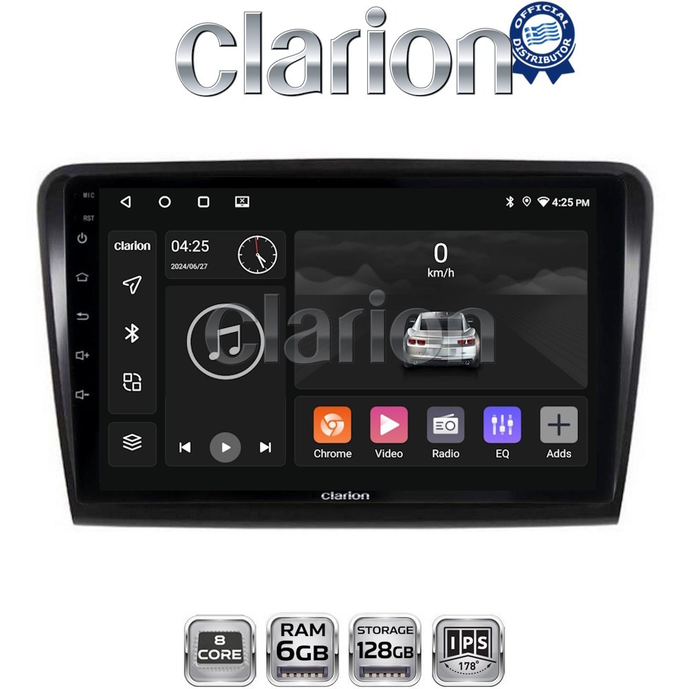 GL53982 CLARION GL53982 Οθόνη OEM Multimedia Αυτοκινήτου για SKODA SUPERB 2008>2015 (CarPlay/AndroidAuto/BT/GPS/WIFI/GPRS) - Image 1