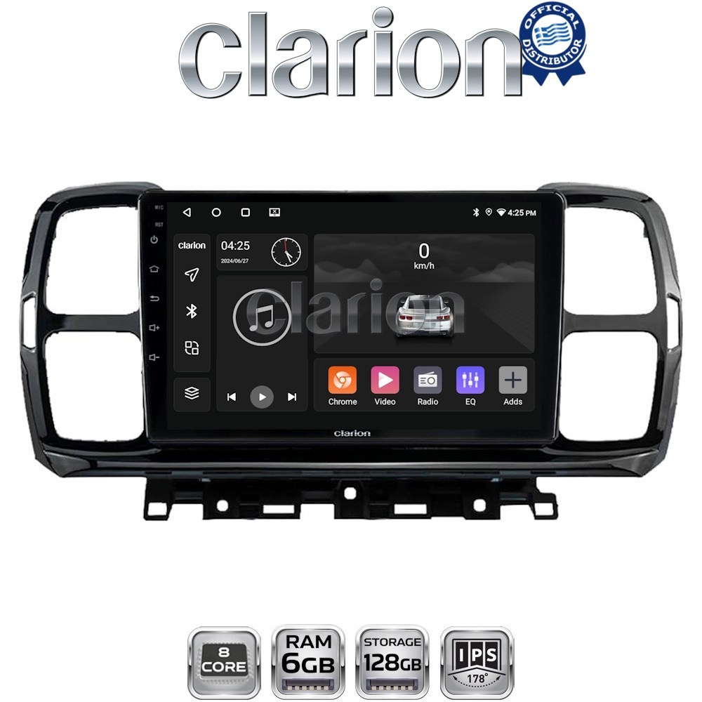 CLARION GL53996 Οθόνη OEM Multimedia Αυτοκινήτου για Citroen C5 AirCross 2017 > 2021 (CarPlay/AndroidAuto/BT/GPS/WIFI/GPRS)