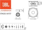 JBL STAGE3 507CF (5.25”, 130mm - 135W) - Image 8
