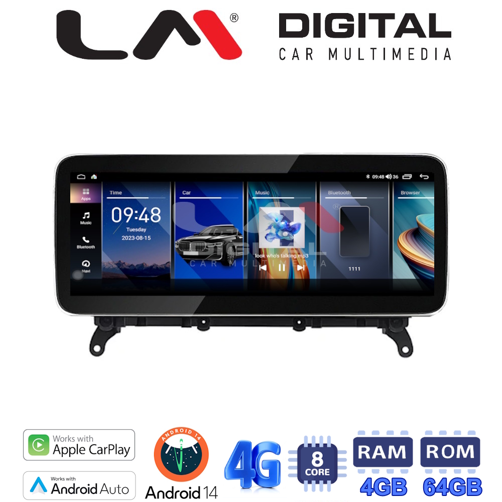 LM Digital - LM GH4 105 NBT Οθόνη OEM Multimedia Αυτοκινήτου για BMW X3 F25 & X4 F26 με σύστημα NBT  (CarPlay/AndroidAuto/BT/GPS/WIFI/GPRS)