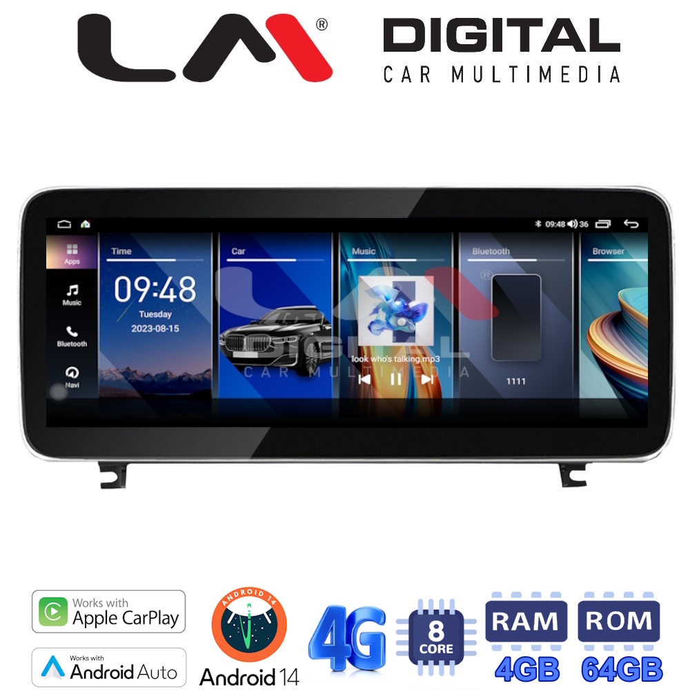 LM Digital - LM GH4 320 CIC Οθόνη OEM Multimedia Αυτοκινήτου για BMW Z4 (E89) 2015 > 2016 με σύστημα CIC (CarPlay/AndroidAuto/BT/GPS/WIFI/GPRS)