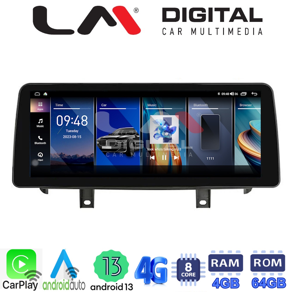 LM Digital - LM GH4 497 NBT Οθόνη OEM Multimedia Αυτοκινήτου για BMW X5 (F15) 2013 > 2017BMW X6 (F16) 2015 > 2017 (CarPlay/AndroidAuto/BT/GPS/WIFI/GPRS)