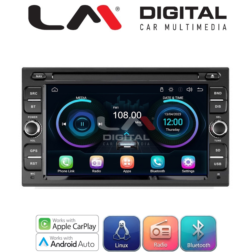 LM Digital - LM LX001 Οθόνη OEM Multimedia Αυτοκινήτου για Nissan All (CarPlay/AndroidAuto/BT/WIFI) Linux OS