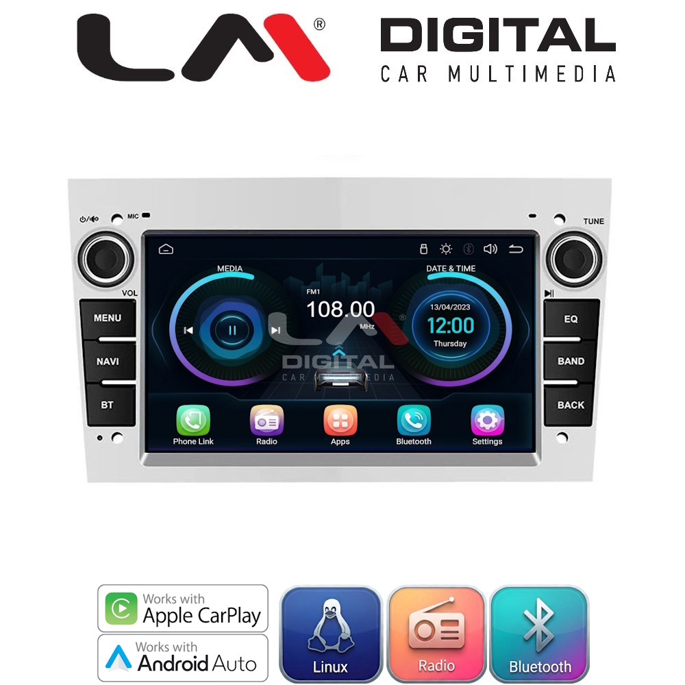 LM Digital - LM LX019S Οθόνη OEM Multimedia Αυτοκινήτου για OPEL All (CarPlay/AndroidAuto/BT/WIFI) Linux OS