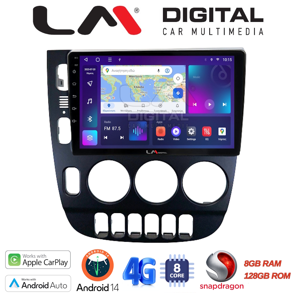 LMZT8506 LM Digital - LM ZT8506 GPS Οθόνη OEM Multimedia Αυτοκινήτου για Mercedes ML W163 1998 > 2002 (CarPlay/AndroidAuto/BT/GPS/WIFI/GPRS) - Image 1