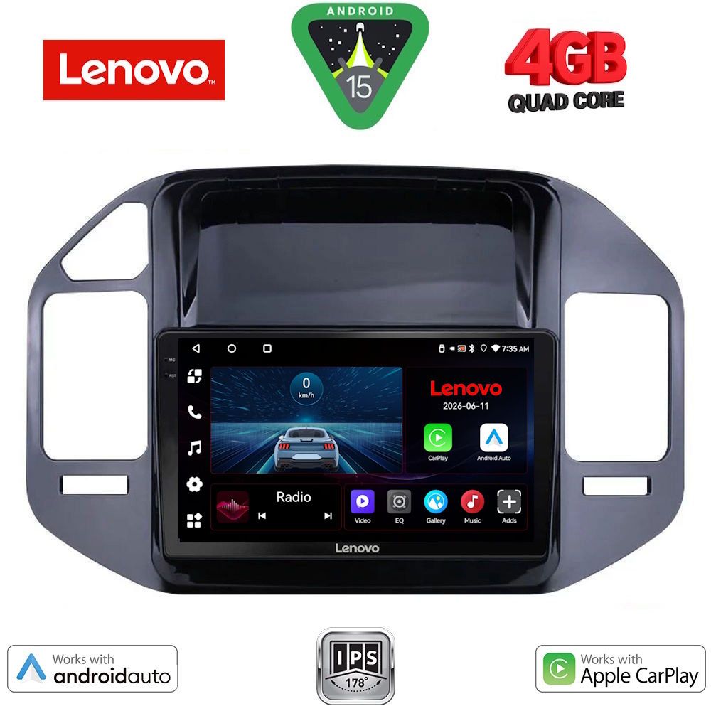 LENOVO LVE 8444_CPAA (9inc) MULTIMEDIA TABLET for MITSUBISHI PAJERO mod. 1999-2006