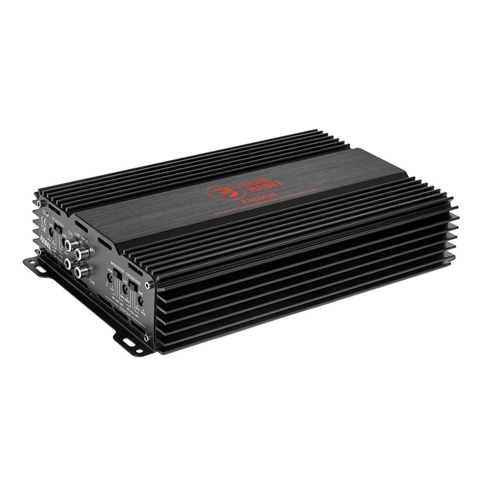 Ενισχυτής αυτοκινήτου 4 Channel 800W Bass Habit Rebel RA800W
